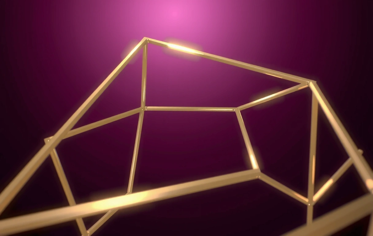 Geometric branding background